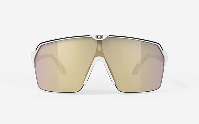 Превью  Велоочки RUDY PROJECT Spinshield Air White Matte, Линзы: Multilaser Gold (SP845758-0000)